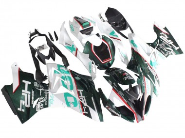 2015-2016 BMW S1000RR Motorcycle Fairings - White Green Black Australia