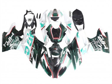 2015-2016 BMW S1000RR Motorcycle Fairings - White Green Black Australia
