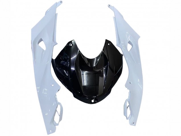 2015-2016 BMW S1000RR Motorcycle Fairings - White Glossy Black Fiamm Australia
