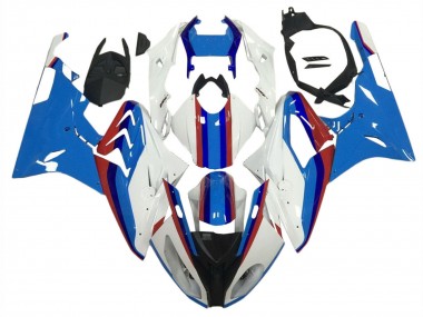 2009-2014 BMW S1000RR Motorcycle Fairings - White Red Blue Australia