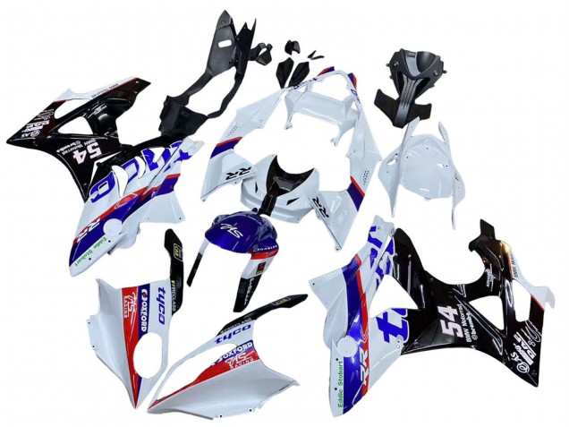 2009-2014 BMW S1000RR Motorcycle Fairings - White Red Blue Black Tyco Australia
