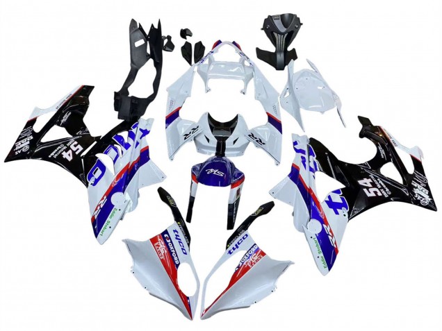 2009-2014 BMW S1000RR Motorcycle Fairings - White Red Blue Black Tyco Australia