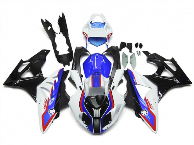 2009-2014 BMW S1000RR Motorcycle Fairings - White Red Blue Glossy Black Carbon Fiber RR Australia