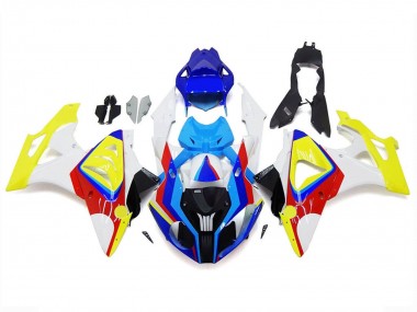 2009-2014 BMW S1000RR Motorcycle Fairings - White Red Blue Yellow Australia