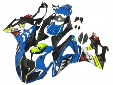 2009-2014 BMW S1000RR Motorcycle Fairings - Blue Yellow Red Black Shark VR 46 Australia
