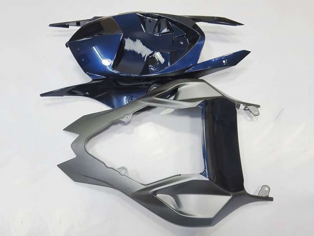 2009-2014 BMW S1000RR Motorcycle Fairings - Silver Blue Glossy Black Australia