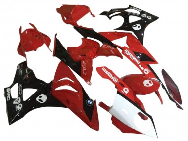 2009-2014 BMW S1000RR Motorcycle Fairings - Red White Glossy Black Australia