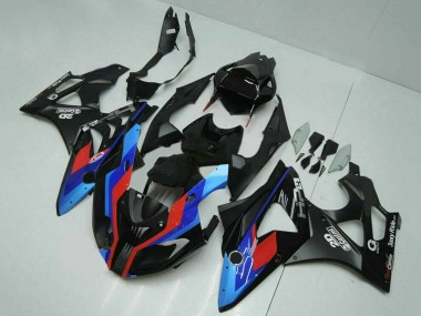 2009-2014 BMW S1000RR Motorcycle Fairings - Blue Red Matte Black Castrol Australia
