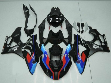2009-2014 BMW S1000RR Motorcycle Fairings - Blue Red Matte Black Castrol Australia