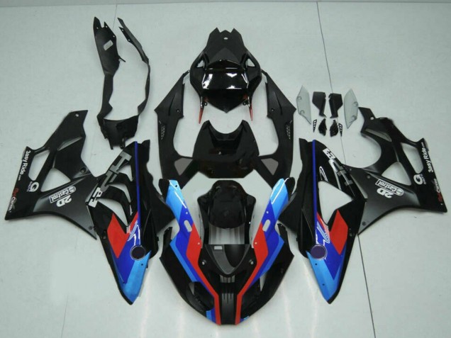2009-2014 BMW S1000RR Motorcycle Fairings - Blue Red Matte Black Castrol Australia