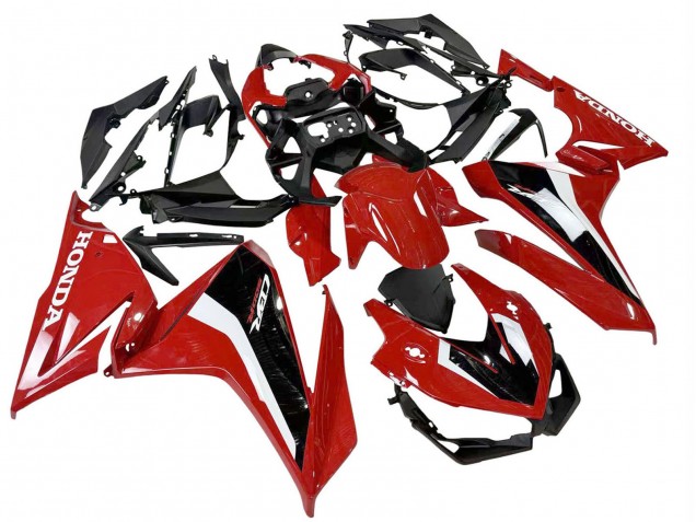 2022-2023 Honda CBR500R Motorcycle Fairing - Red White Black Australia