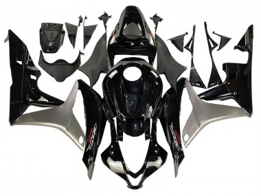 2007-2008 Honda CBR600RR Motorcycle Fairing Kits - Silver Glossy Black Australia