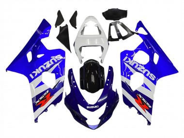 2004-2005 Suzuki GSXR 600 / GSXR 750 Motorcycle Fairing Kits - White Blue Black Red Australia
