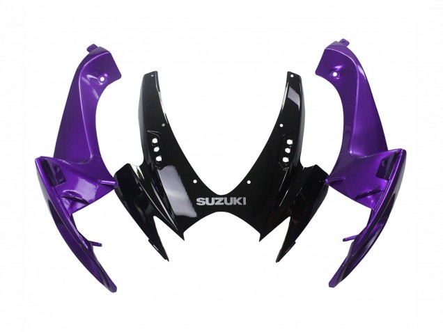 2006-2007 Suzuki GSXR 600 / GSXR 750 Motorcycle Fairing Kits - Purple Glossy Black Australia