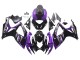 2006-2007 Suzuki GSXR 600 / GSXR 750 Motorcycle Fairing Kits - Purple Glossy Black Australia