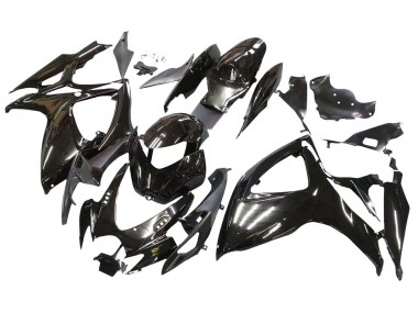 2006-2007 Suzuki GSXR 600 / GSXR 750 Motorcycle Fairings - Glossy Black Australia