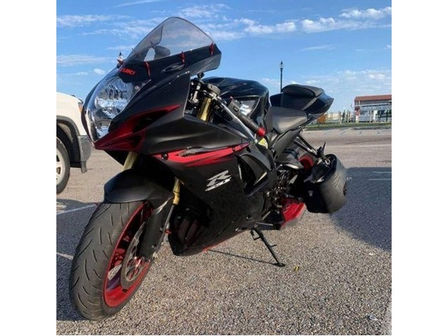 2011-2024 Suzuki GSXR 600 / GSXR 750 Motorcycle Fairings - Black Grey Red Line Australia
