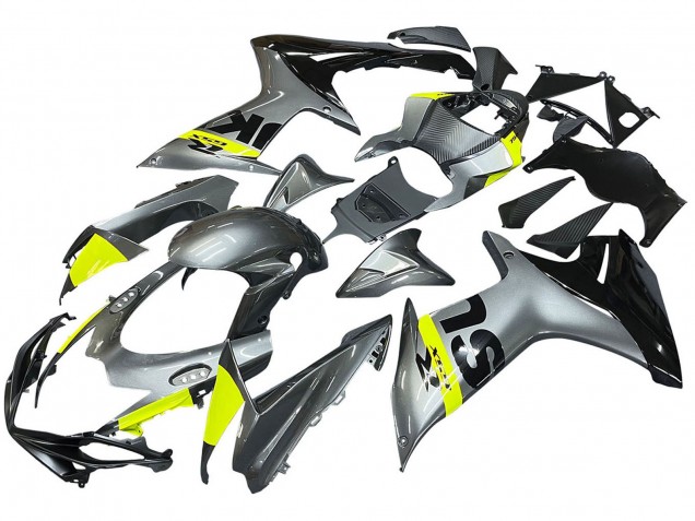 2011-2024 Suzuki GSXR 600 / GSXR 750 Motorcycle Fairings - Silver Yellow Black Australia