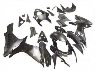 2011-2024 Suzuki GSXR 600 / GSXR 750 Motorcycle Fairings - Matte Black Glossy Black White Decal Australia