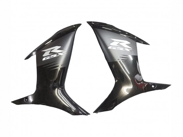 2011-2024 Suzuki GSXR 600 / GSXR 750 Motorcycle Fairings - Matte Black Glossy Black White Decal Australia