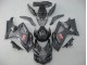 2007-2008 Suzuki GSXR 1000 Motorcycle Fairings - Matte Black Glossy Black Australia