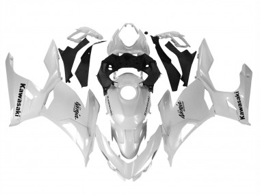 2018-2024 Kawasaki Ninja 400 Motorcycle Fairings - Glossy White Australia