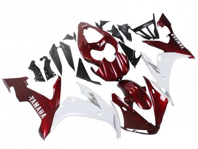 2004-2006 Yamaha YZF 1000 R1 Motorcycle Fairings - Red White Australia