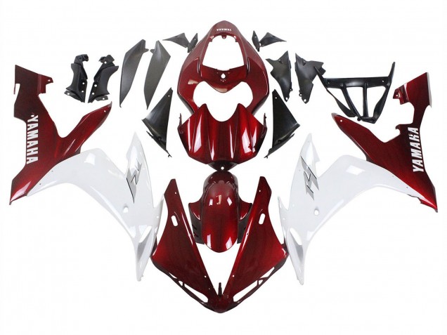 2004-2006 Yamaha YZF 1000 R1 Motorcycle Fairings - Red White Australia