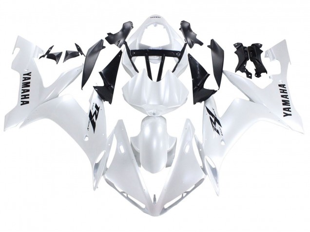 2004-2006 Yamaha YZF 1000 R1 Motorcycle Fairings - Pearl White Black Decals Australia