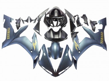 2004-2006 Yamaha YZF 1000 R1 Motorcycle Fairings - Dark Blue Gold Decals Australia