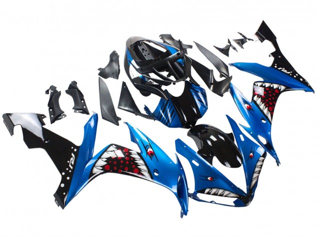 2004-2006 Yamaha YZF 1000 R1 Motorcycle Fairings - Blue Black Red White Shark Australia