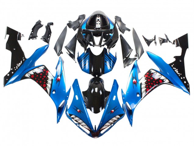 2004-2006 Yamaha YZF 1000 R1 Motorcycle Fairings - Blue Black Red White Shark Australia