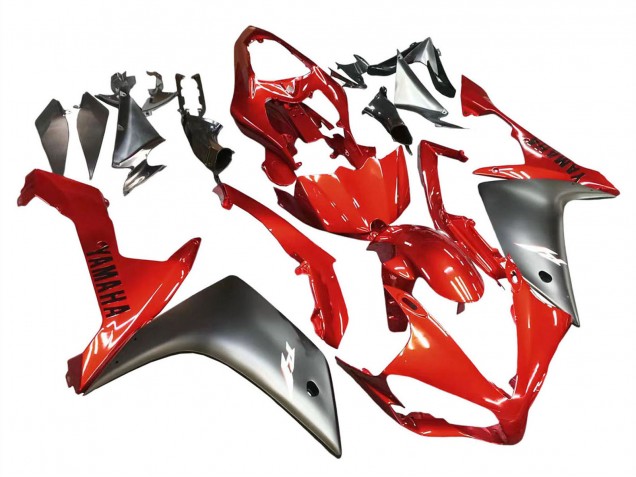 2007-2008 Yamaha YZF 1000 R1 Motorcycle Fairing - Red Matte Black Australia