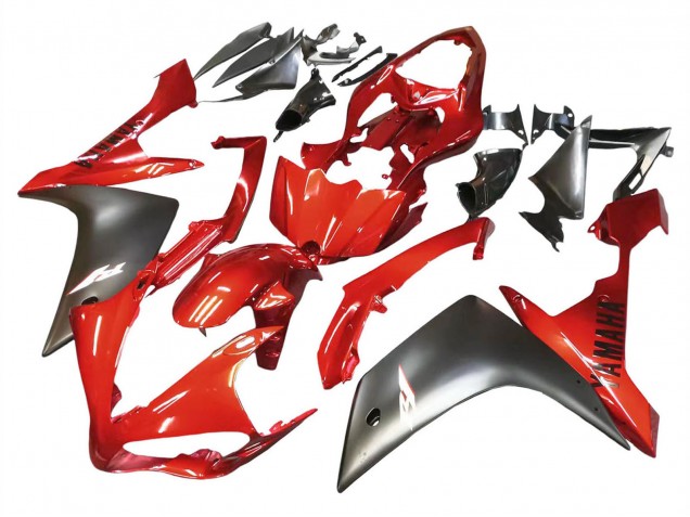 2007-2008 Yamaha YZF 1000 R1 Motorcycle Fairing - Red Matte Black Australia