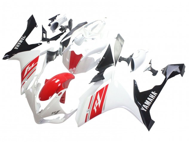 2007-2008 Yamaha YZF 1000 R1 Motorcycle Fairing - White Red Black Australia