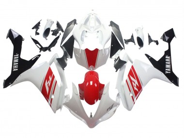 2007-2008 Yamaha YZF 1000 R1 Motorcycle Fairing - White Red Black Australia
