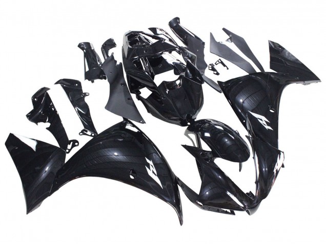 2012-2014 Yamaha YZF 1000 R1 Motorcycle Fairings - Glossy Black Australia