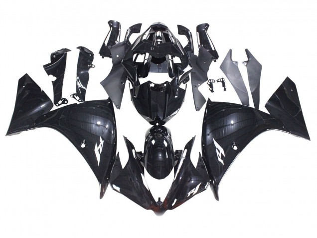 2012-2014 Yamaha YZF 1000 R1 Motorcycle Fairings - Glossy Black Australia