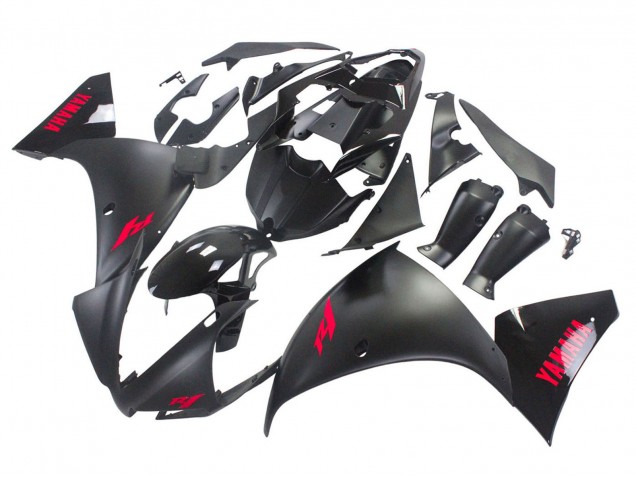 2012-2014 Yamaha YZF 1000 R1 Motorcycle Fairings - Glossy Black Matte Black Red Australia