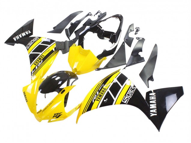 2012-2014 Yamaha YZF 1000 R1 Motorcycle Fairings - Yellow White Black Australia