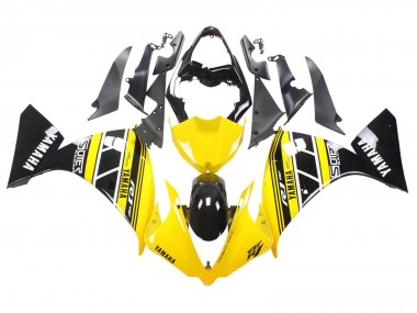 2012-2014 Yamaha YZF 1000 R1 Motorcycle Fairings - Yellow White Black Australia