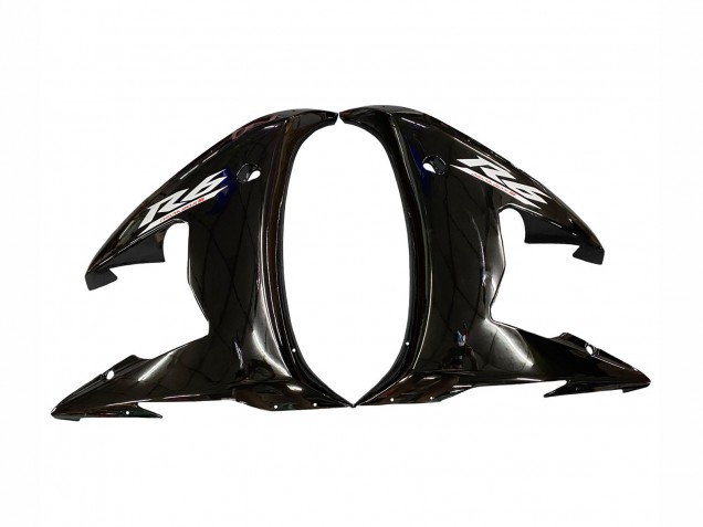 2006-2009 Yamaha YZF R6S Motorcycle Fairings - Glossy Black White Decals Australia