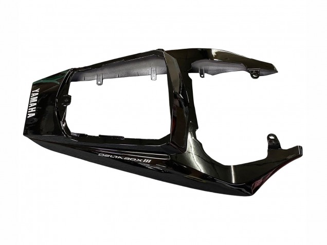 2006-2009 Yamaha YZF R6S Motorcycle Fairings - Glossy Black White Decals Australia
