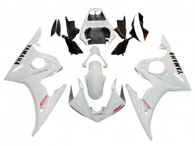 2003-2004 Yamaha YZF R6 Motorcycle Fairing - White Australia