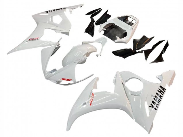 2006-2009 Yamaha YZF R6S Motorcycle Fairing Kits - White Australia