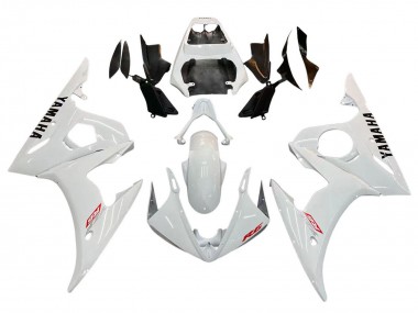 2006-2009 Yamaha YZF R6S Motorcycle Fairing Kits - White Australia