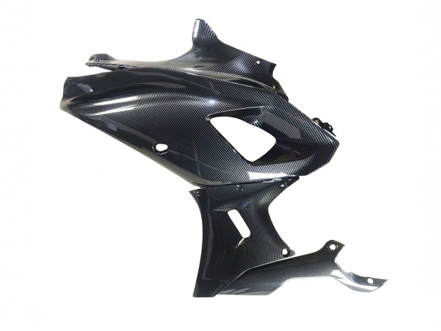 2021-2024 Yamaha YZF R7 Motorcycle Fairings - Black Carbon Fiber Carbon Fiber Australia