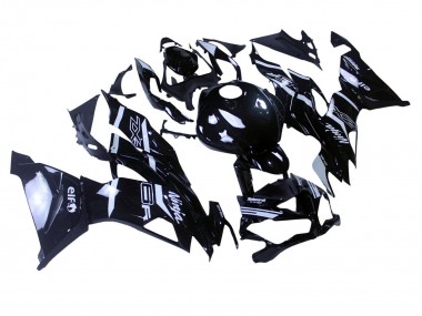 2019-2022 Kawasaki ZX6R Motorcycle Fairings - Glossy Black White Australia