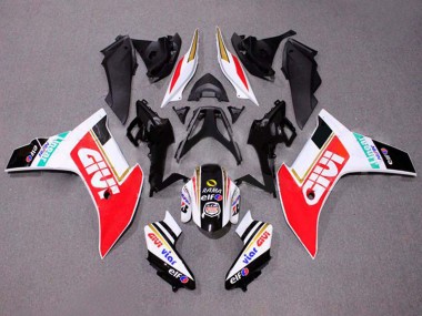 2011-2013 Honda CBR600F Motorcycle Fairings - White Red Gold Glossy Black Givi Australia