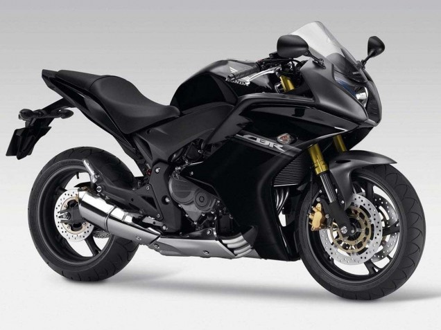 2011-2013 Honda CBR600F Motorcycle Fairings - Glossy Black Australia